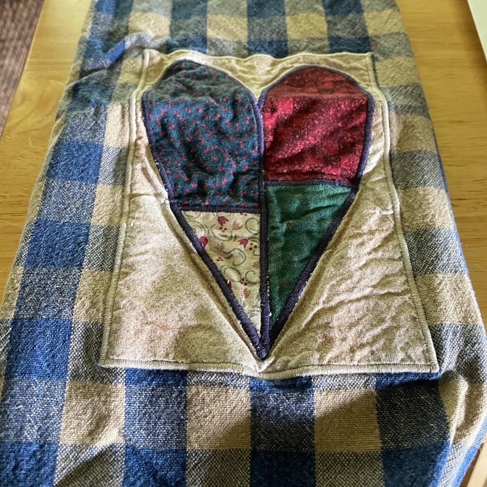 Patchwork Heart Kitchen Towel